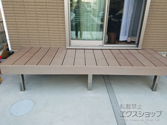 埼玉県ふじみ野市ののウッドデッキ 樹ら楽ステージ 施工例