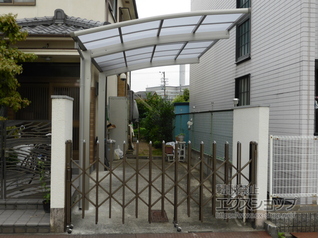 大阪府大阪市ののカーポート プレシオスポート 積雪〜20cm対応 施工例