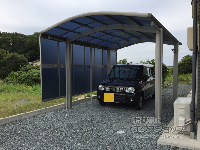 鳥取県米子市ののカーポート レイナワンポートグランZ　積雪〜20cm対応 施工例