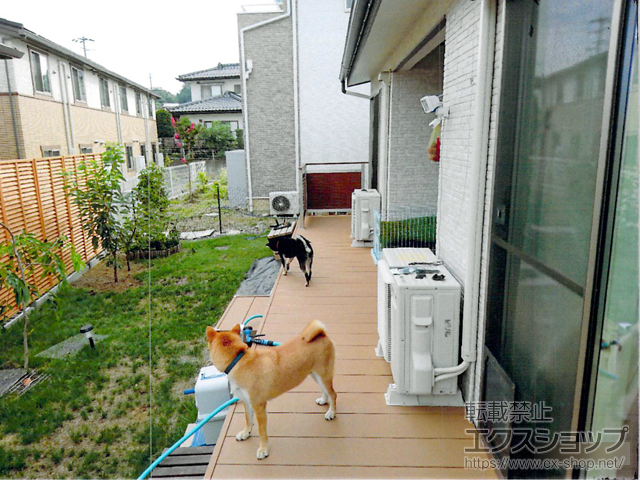 長野県松本市ののウッドデッキ リウッドデッキ 200 施工例