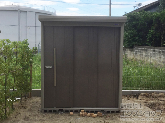 熊本県菊池郡菊陽町のの物置・屋外倉庫 Mr.ストックマンダンディ 一般型 1832×1406×2110 ND-1814-B 施工例