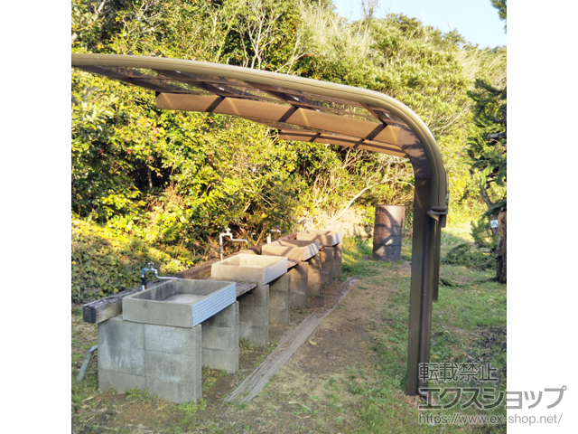 三重県志摩市のLIXIL リクシル（トステム）のカーポート テールポートシグマIII 積雪〜20cm対応 施工例