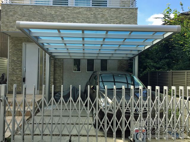 東京都杉並区ののカーポート 4G フォーグワイド 積雪〜20cm対応 施工例