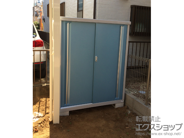 千葉県柏市のの物置・屋外倉庫 シンプリー 一般型(MJX-139D-P-AB) 施工例
