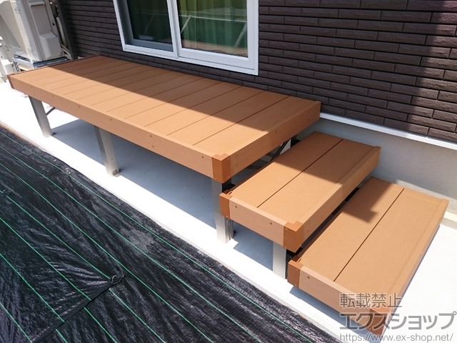 石川県金沢市ののウッドデッキ リウッドデッキ 200 施工例