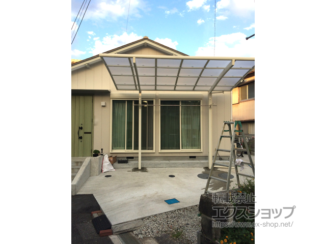 高知県高知市ののカーポート ネスカR (ラウンドスタイル) 積雪〜20cm対応 施工例