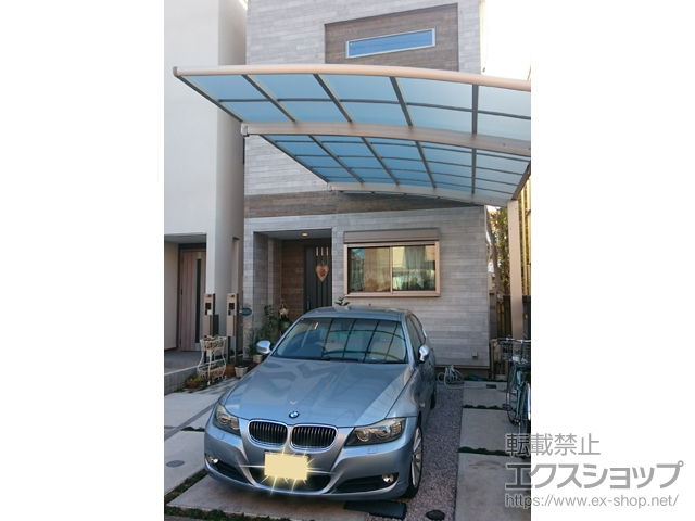 東京都国立市ののカーポート レイナポートグラン　積雪〜20cm対応 施工例