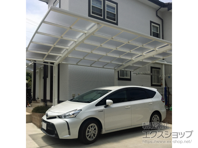 大阪府岸和田市ののカーポート レイナポートグラン　積雪〜20cm対応 施工例