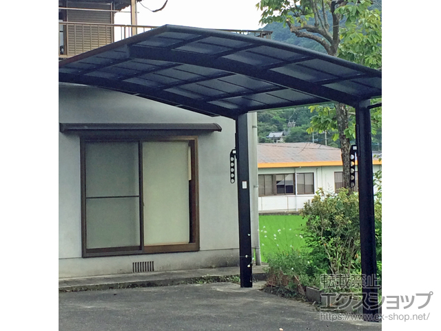 福岡県京都郡みやこ町ののカーポート ネスカR (ラウンドスタイル) 積雪〜20cm対応 施工例