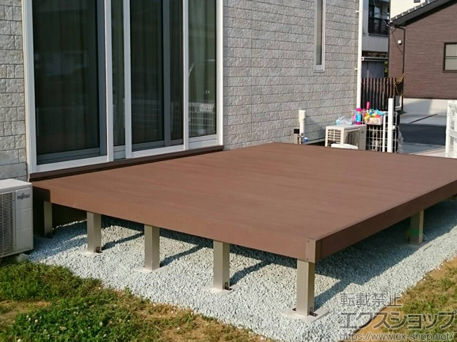 宮城県名取市ののウッドデッキ リウッドデッキ 200 施工例