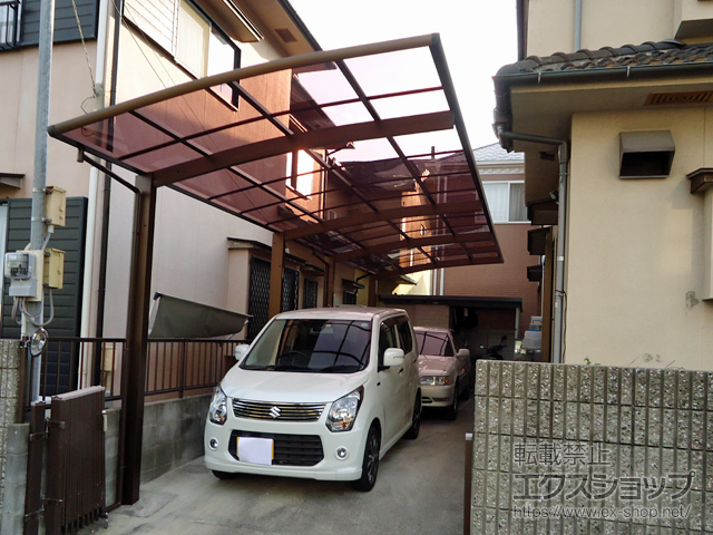 兵庫県姫路市ののカーポート レイナポートグラン 縦連棟　積雪〜20cm対応 施工例