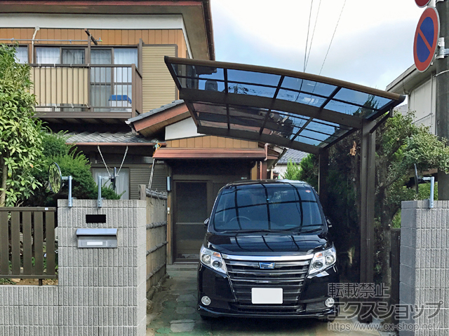 茨城県取手市ののカーポート プレシオスポート 積雪〜20cm対応 施工例