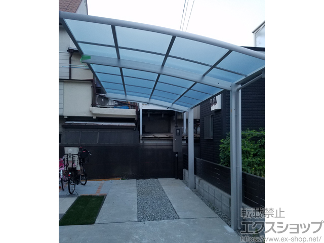 大阪府寝屋川市ののカーポート レイナポートグラン　積雪〜20cm対応 施工例