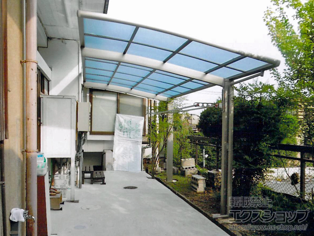 京都府京都市ののカーポート ネスカR (ラウンドスタイル) 積雪〜20cm対応 施工例