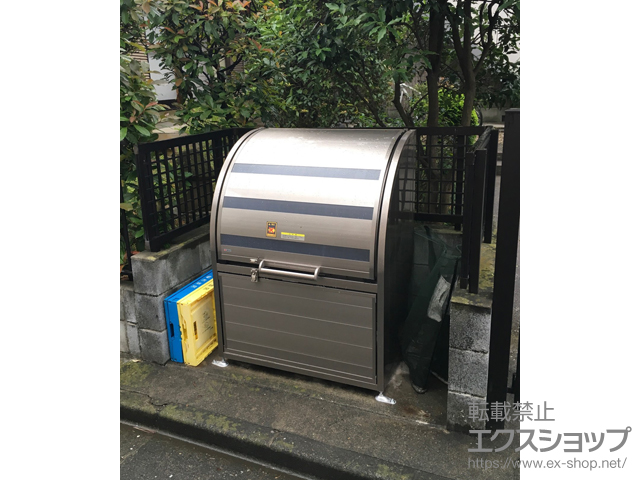 東京都杉並区ののゴミステーション ゴミストッカー AP2型 一般型 (GSAP2-0912SC) 施工例
