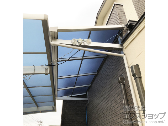 福岡県筑紫郡那珂川町ののテラス屋根 ヴェクターテラス F型 ルーフタイプ 単体 積雪〜20cm対応 施工例