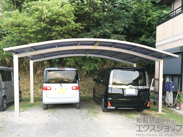 岡山県久米郡美咲町ののカーポート レイナツインポートグラン　積雪〜20cm対応 施工例