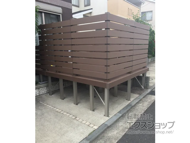 神奈川県横浜市のYKKAPのウッドデッキ リウッドデッキ 200 施工例