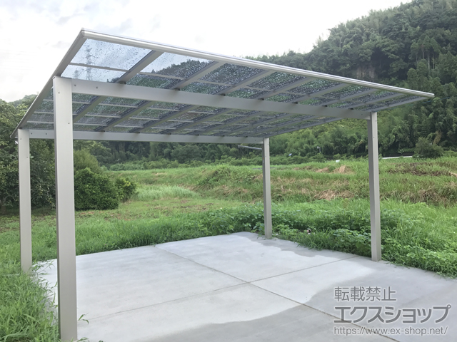大分県大分市ののカーポート エフルージュ ツイン　積雪〜20cm対応 施工例