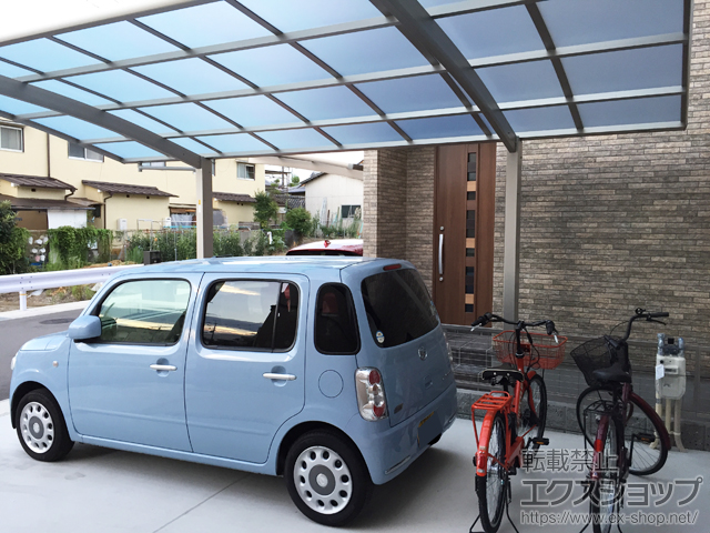 京都府向日市ののカーポート レイナポートグラン　積雪〜20cm対応 施工例