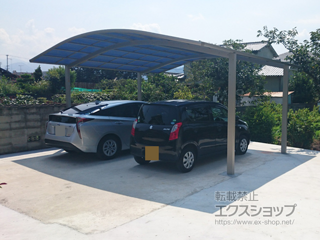 愛媛県松山市ののカーポート レイナツインポートグラン　積雪〜20cm対応 施工例