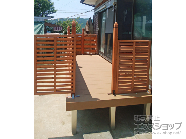 長崎県諫早市ののウッドデッキ リウッドデッキ 200 施工例