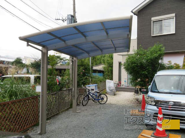 熊本県熊本市ののカーポート プレシオスポート 積雪〜20cm対応 施工例