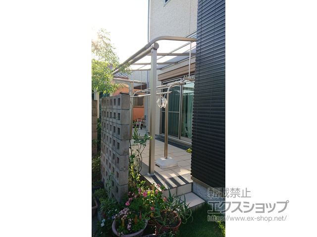 佐賀県唐津市ののテラス屋根 ヴェクターテラス R型 テラスタイプ 単体 積雪〜20cm対応 施工例