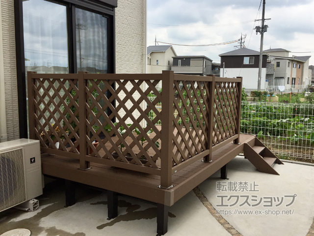 大阪府堺市ののウッドデッキ リウッドデッキ 200 施工例