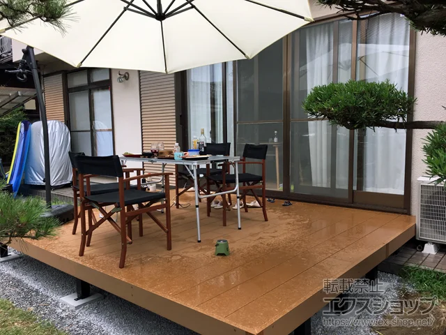 千葉県松戸市のYKKAPのウッドデッキ リウッドデッキ 200 施工例