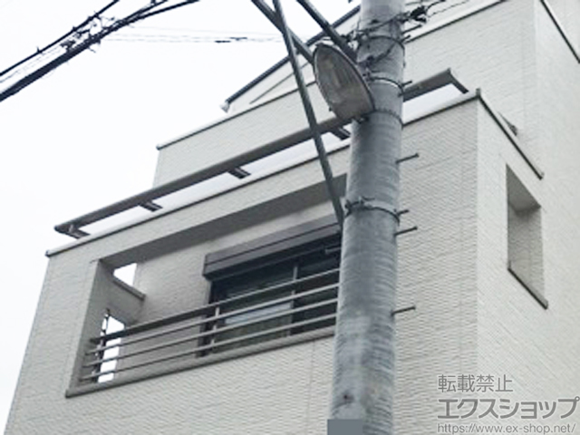 埼玉県さいたま市ののバルコニー・ベランダ屋根 スピーネ F型 屋根タイプ 単体 積雪〜20cm対応 施工例