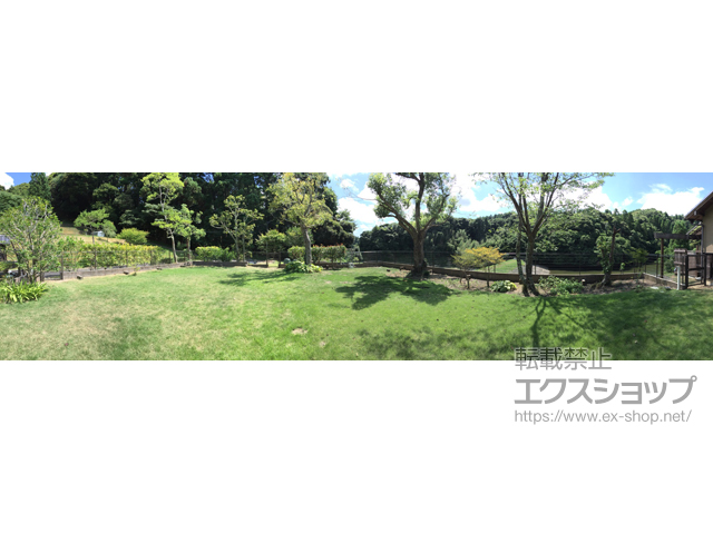 千葉県いすみ市ののフェンス・柵 ハイグリッドフェンスUF8型 フリーポールタイプ 施工例