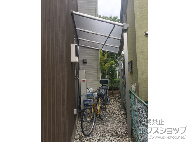 千葉県柏市ののテラス屋根 ヴェクターテラス F型 テラスタイプ 単体 積雪〜20cm対応 施工例