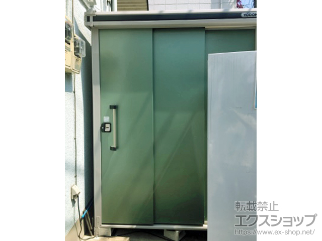 東京都足立区のの物置・屋外倉庫 エルモ 一般型 1870×1520×2360 LMD-1815H-EG 施工例