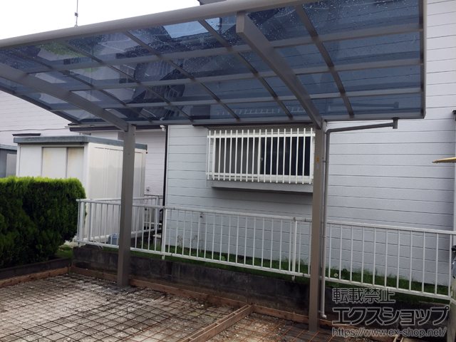 茨城県古河市ののカーポート プレシオスポート 積雪〜20cm対応 施工例