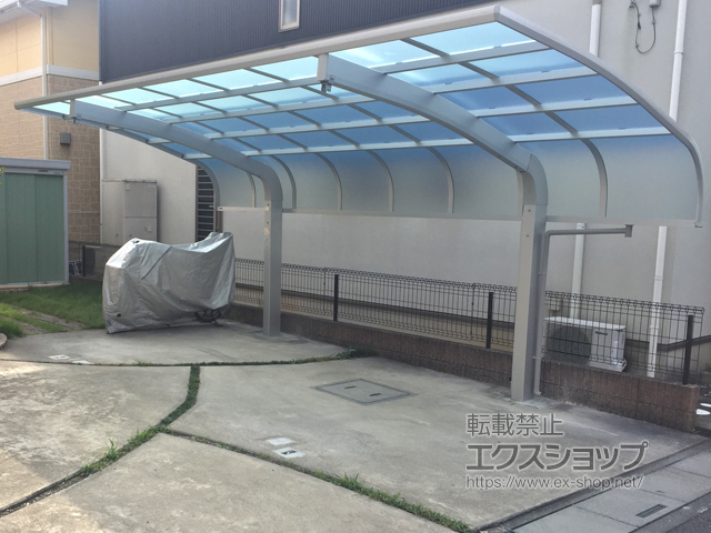 埼玉県熊谷市ののカーポート ニューエクオーレZ 積雪30cm対応 施工例