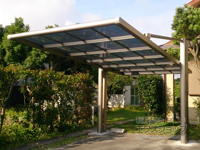 静岡県静岡市ののカーポート 4G フォーグ 積雪〜20cm対応 施工例