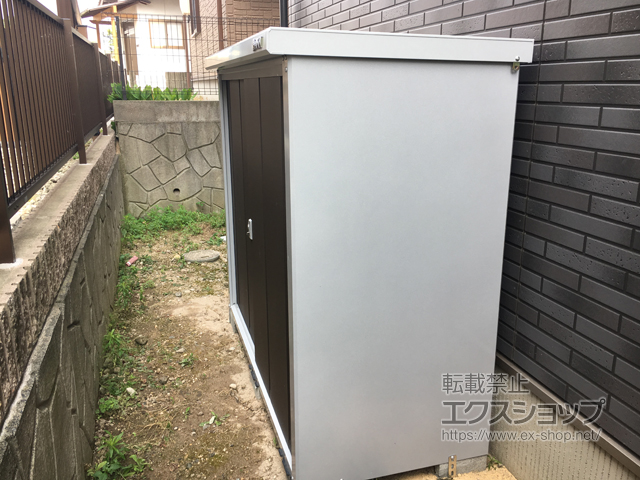 鳥取県米子市のの物置・屋外倉庫 ロータス LSmini-1607 一般型 1620×700×1400 LSmini-1607-CB 施工例