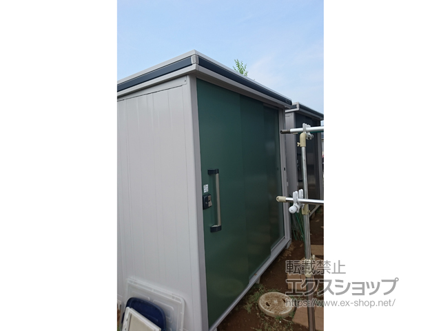 茨城県つくば市のの物置・屋外倉庫 エルモ 一般型 2220×1170×2121 LMD-2211-EG 施工例