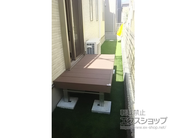 千葉県船橋市ののウッドデッキ リウッドデッキ 200 施工例