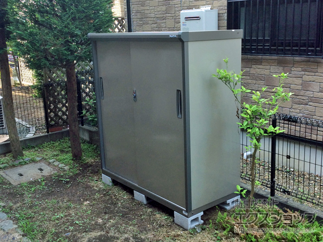 東京都西東京市のの物置・屋外倉庫 ナイソーシスター 一般型 1500×700×1620 KMX-157D 施工例