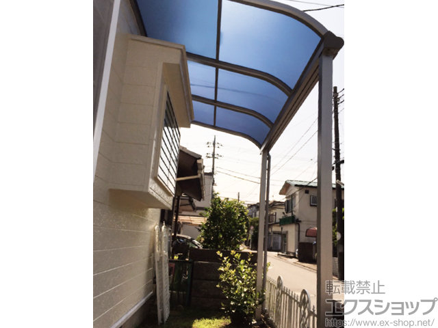 千葉県我孫子市ののテラス屋根 プレシオステラス R型 テラスタイプ 単体 積雪〜20cm対応 施工例