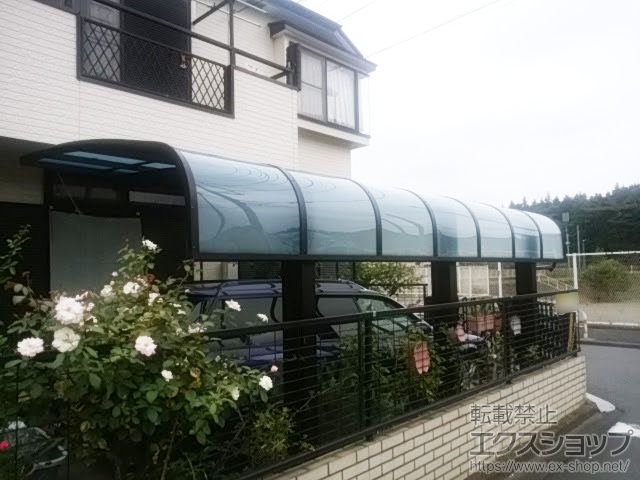 神奈川県相模原市ののカーポート レイナキャップポートグラン50　積雪〜50cm対応*3本柱仕様 施工例