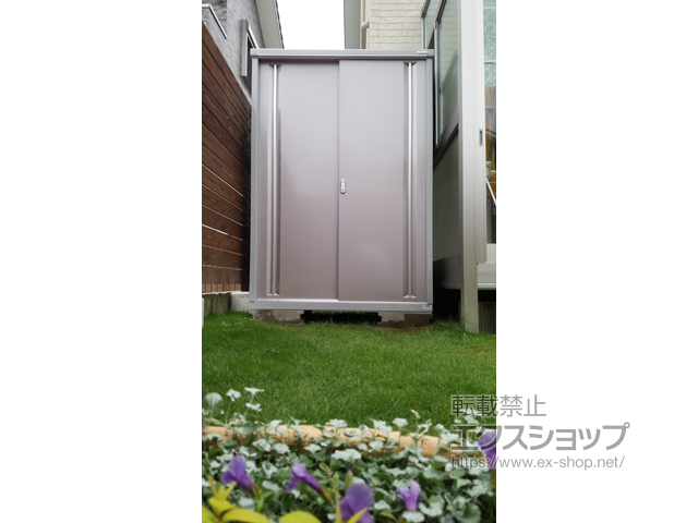 宮崎県宮崎市のの物置・屋外倉庫 シンプリー 一般型 1320×905×1903 MJX-139E-AR 施工例