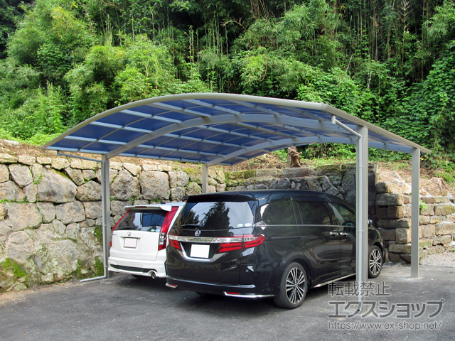 大分県津久見市ののカーポート レイナツインポートグラン　積雪〜20cm対応 施工例