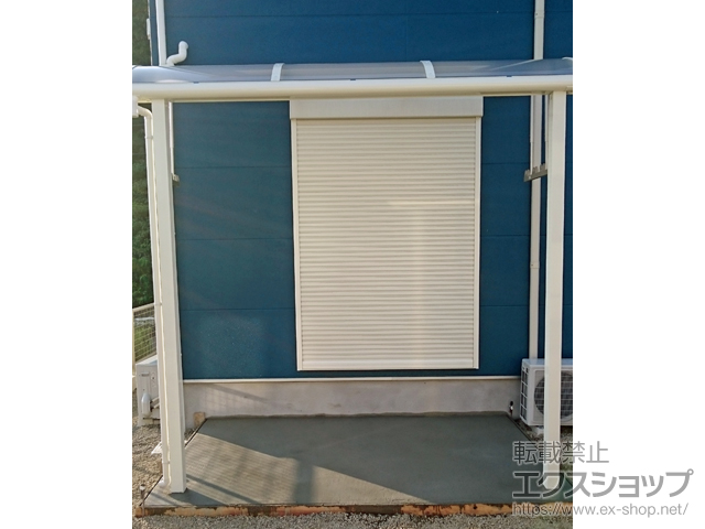 長崎県長崎市ののテラス屋根 ヴェクターテラス R型 テラスタイプ 単体 積雪〜20cm対応 施工例