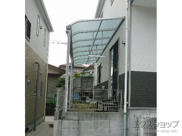 鹿児島県鹿児島市ののテラス屋根 ヴェクターテラス R型 テラスタイプ 連棟 積雪〜20cm対応 施工例