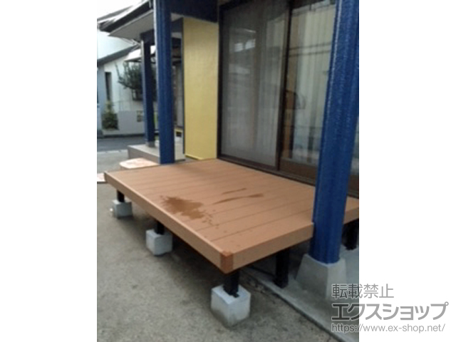 熊本県熊本市ののウッドデッキ リウッドデッキ 200 施工例