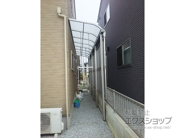 香川県高松市ののテラス屋根 ヴェクターテラス R型 テラスタイプ 連棟 積雪〜20cm対応 施工例