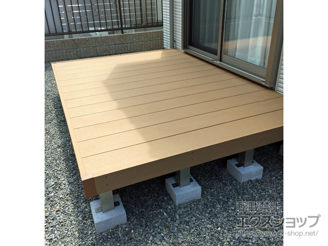 滋賀県守山市ののウッドデッキ マージウッドデッキ 施工例